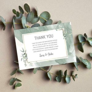 5 Simple Examples Of Wedding Thank you Cards Wordings